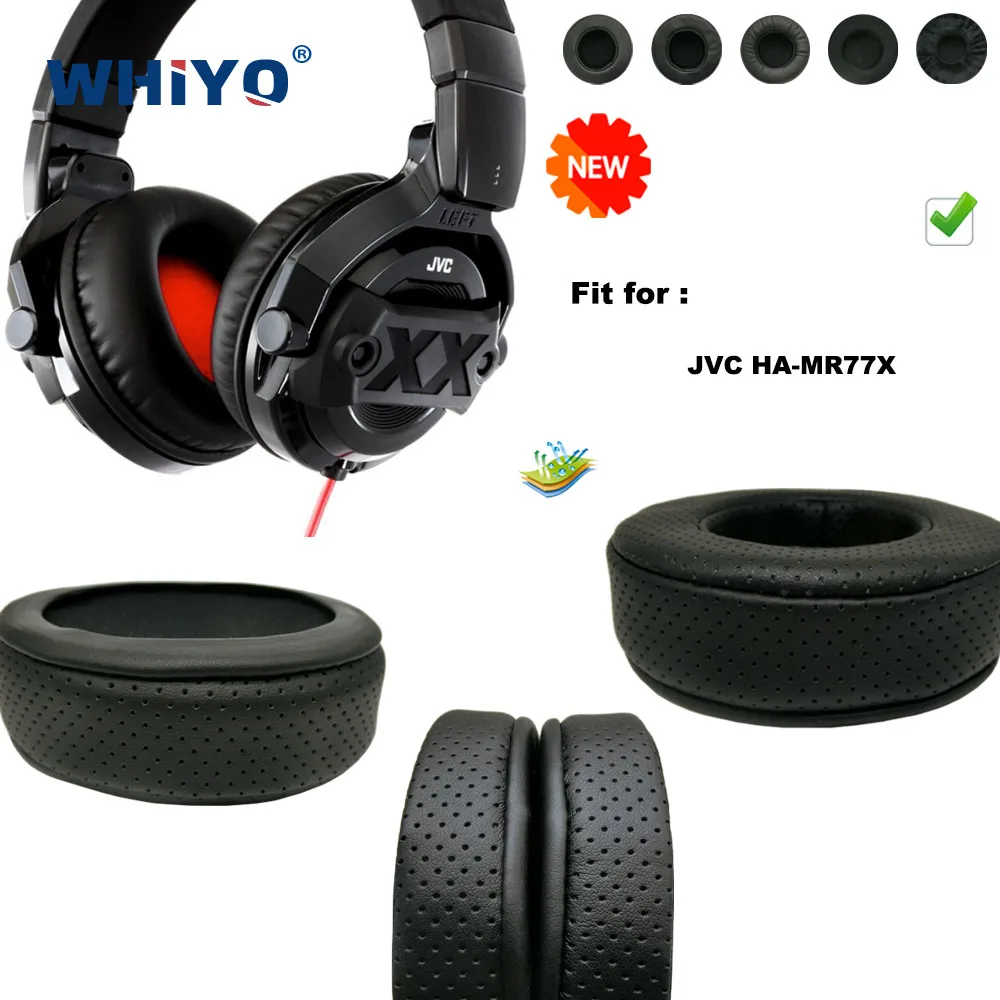 

Replacement Ear Pads for JVC HA-MR77X HA MR77X MR 77X 77 X Headset Parts Leather Cushion Velvet Earmuff Headset Sleeve Cover