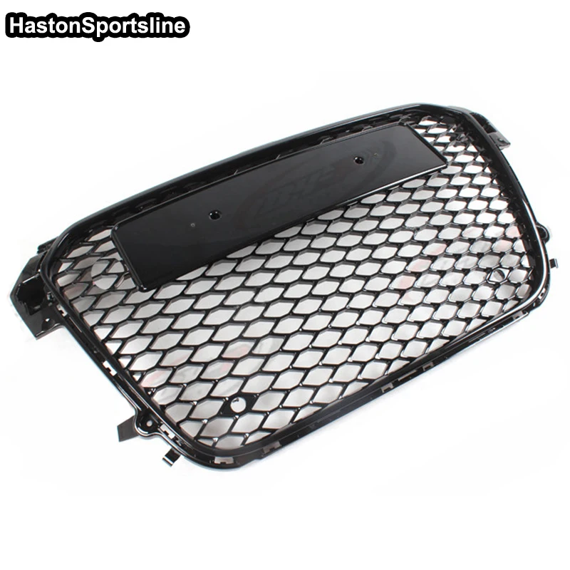 A1 RS1 Style Racing Grills Front Honeycomb Engine Grill Grille for Audi A1 S1 Sline 2010-2014 Car Accessories