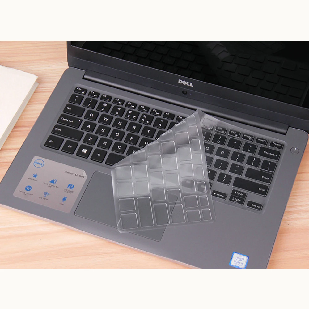 Keyboard Covers 5485 for Dell Inspiron 14 5491 7386 5585 2019 enter clear silicone laptop keyboard dust cover Durable new sale