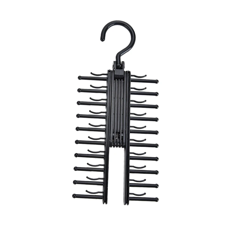 Creative Verstelbare 360 Graden Roterende Tie Rack Riem Sjaal Stropdassen Hanger Holder Closet Organizer