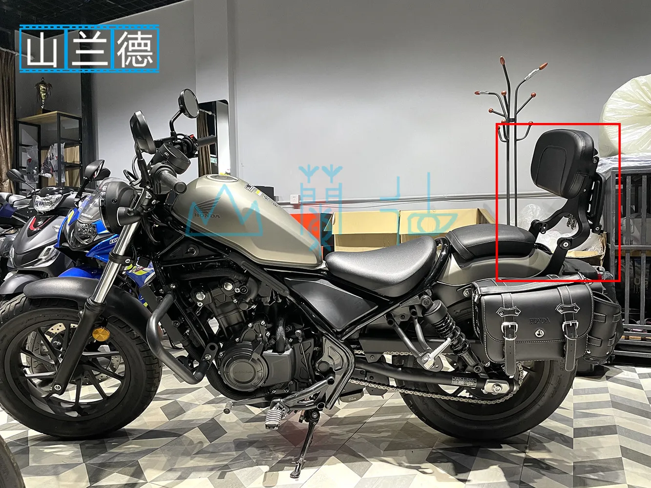 Verstelbare Vouwen Rider Driver Passenger Rugleuning Rearrack Sissy Bar Voor Honda Rebel 2017-2020 Cmx 300 500 CMX300 CMX500 1100