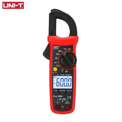 UNI-T UT202F UT204R Digital Clamp Meter AC DC Current Amperometric Clamp Voltammeter True RMS Voltage Tester Frequency Meter