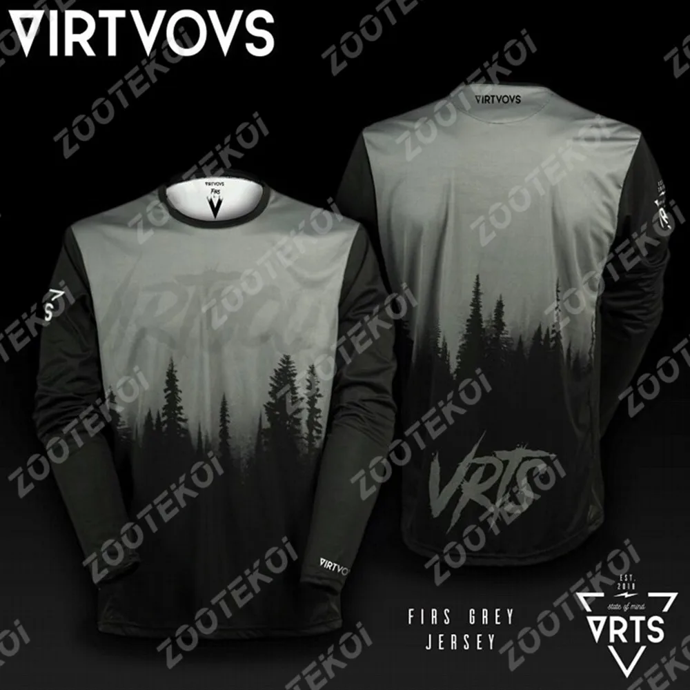 Virtuous Motocross Jersey Mountain Enduro Racing Shirts Cycling Jersey DH MX 2022 Downhill Bike Clothing Long Sleeve T-Shirt