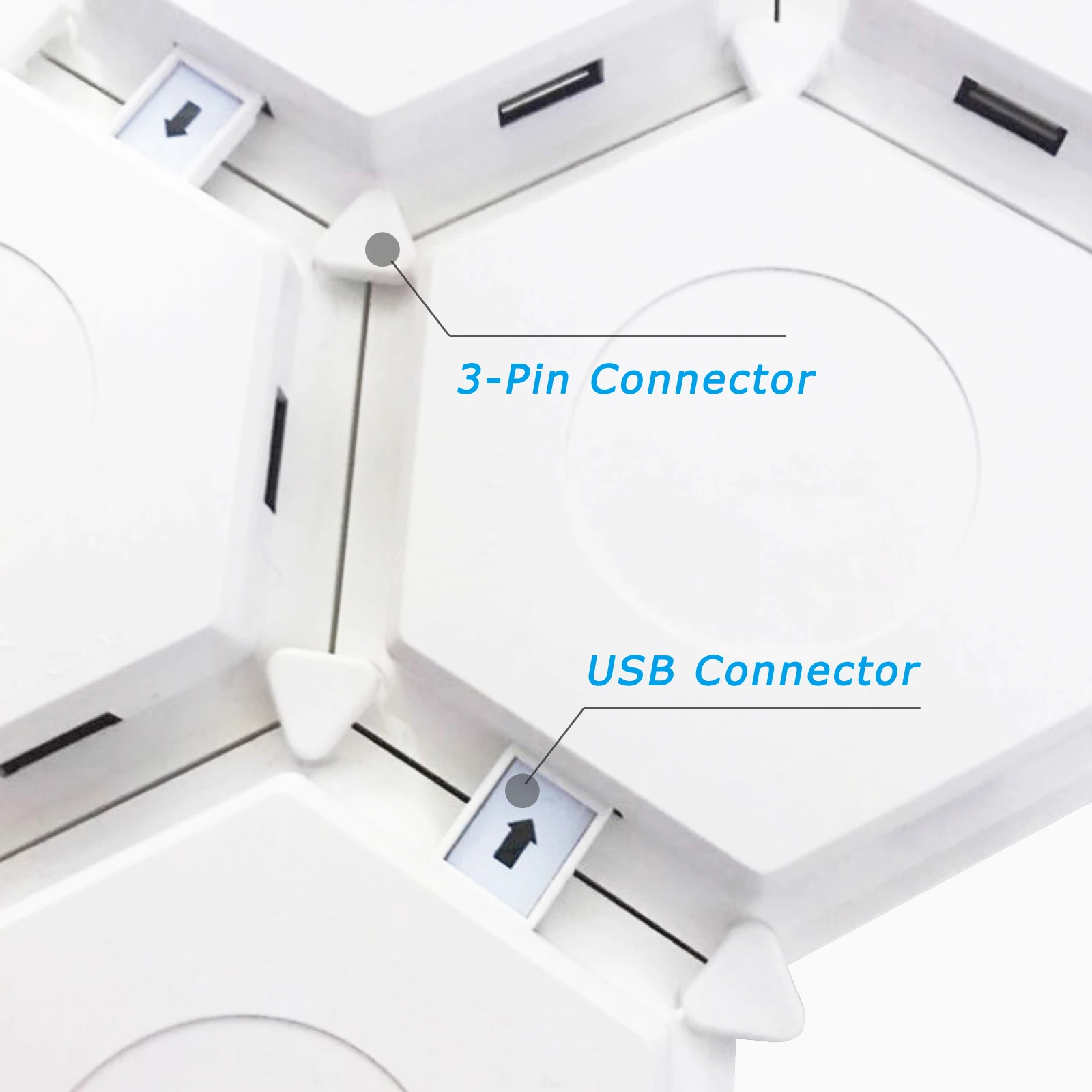 Single LED Panel Module for Tuya Wifi Hexagon Light Kit, Not included wifi controller