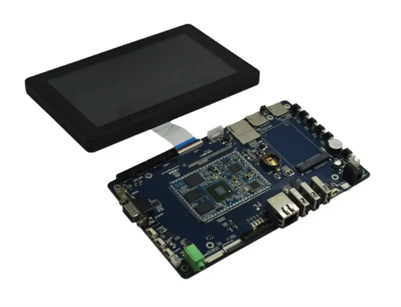 Carte de développement X6818 S5P6818 Cortex-A53 Octa Core 1G DDR3 8G EMMC + écran LCD capacitif 7 pouces android linux qt ubuntu