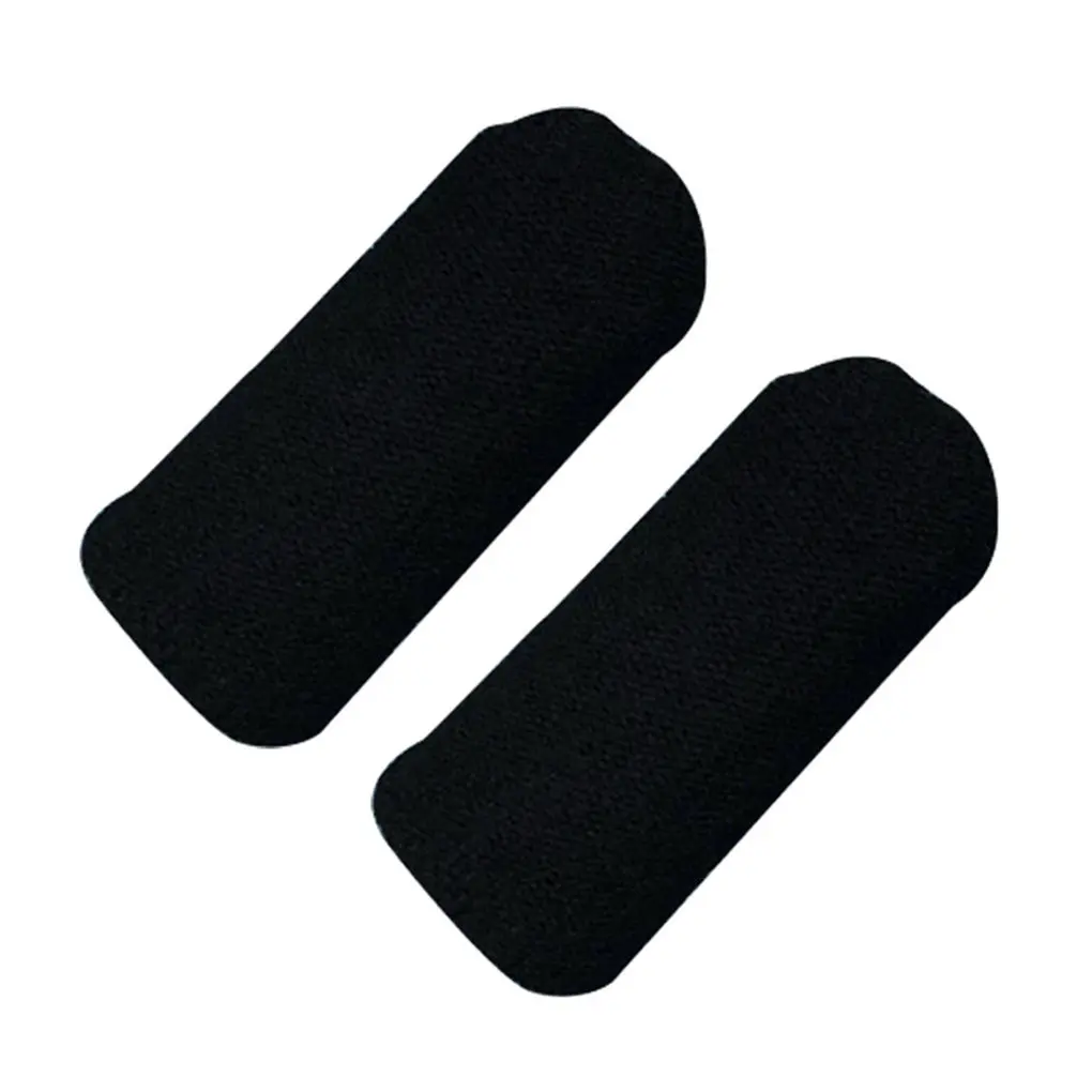 10ชิ้นตัวควบคุมหน้าจอกันลื่นปลอกเกมกันเหงื่อถุงมือเล่นเกมแบบ Type C ขอบสีดำสีดำ