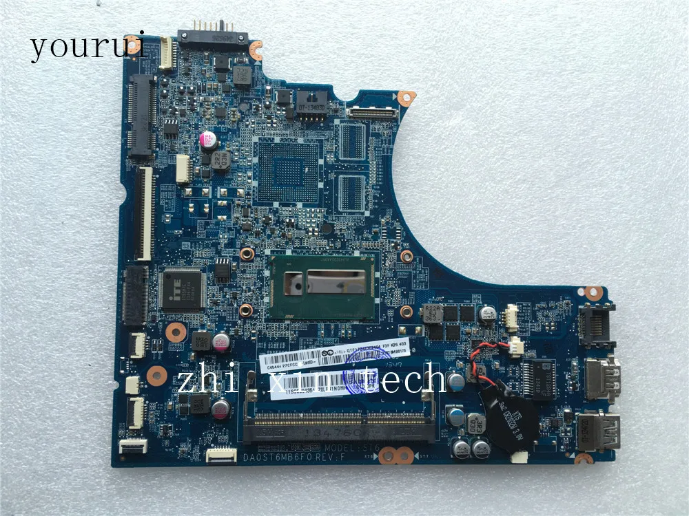 

yourui For Lenovo ideapad FLEX 14 laptop motherboard DA0ST6MB6F0 with SR16Q i3-4010u CPU fully tested