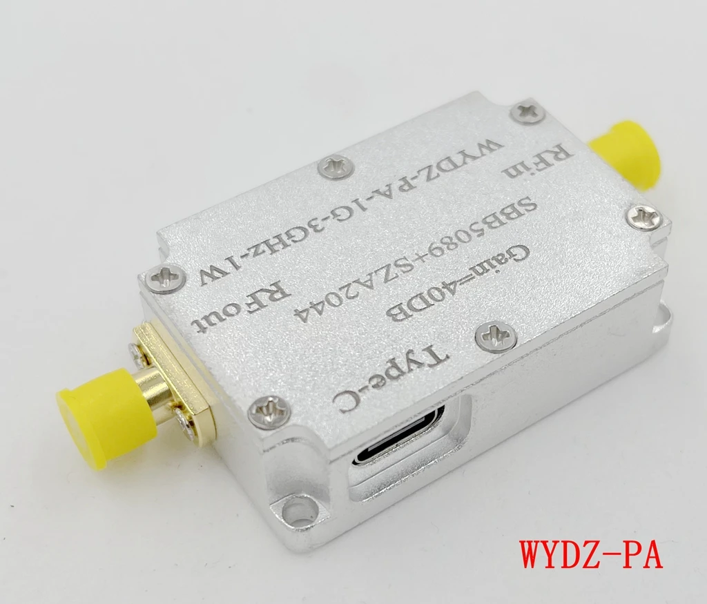 Micro-ondas amplificador de potência unidirecional sbb5089 + sza2044 2.4ghz 1w 30dbm rf amplificador de potência