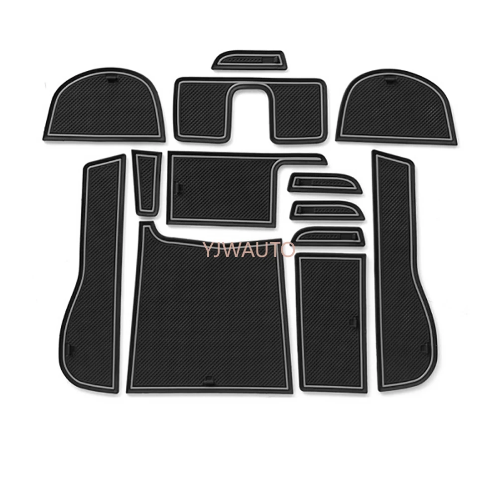 Door Slot Mat for Honda SHUTTLE Gate Groove Cushion Car Door Rubber Cup Holder Mats Anti-slip Carpets Position
