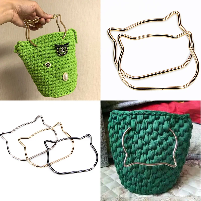 Hebilla colgante de anillo redondo en D para bolsos, correa de oreja de gato, asas de repuesto para bolsos, accesorios para bolsos DIY