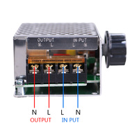 Wholesales 2000-10000W Voltage Regulators High Power SCR PWM Controller AC220V Power Supply Governor Electrical Equipment