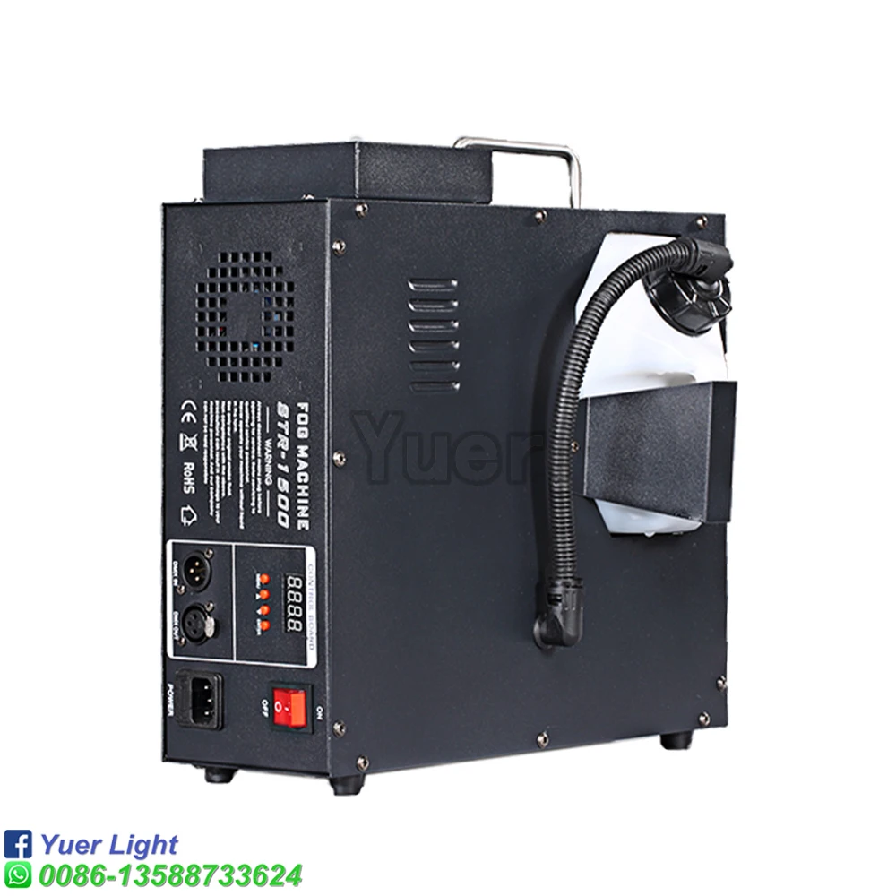 YUER 1500W RGBW LED Rookmachine DJ Disco Verlichting Effect Lichten LED Party Bar Par Licht Stroboscoop Laser lamp Rookmachine
