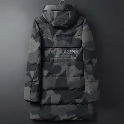 8XL Oversize Parkas Loose Mid-Length Cotton Jackets Camouflage Hooded Multi-Pockets Warm Coat Men Thickening Casual Overcoat