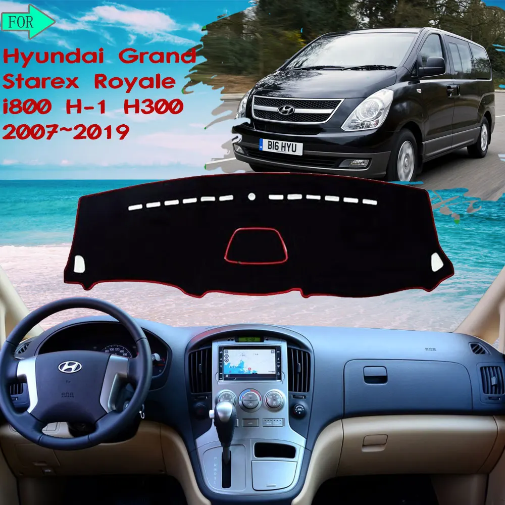 

Dashboard Cover Protective Avoid Light Carpet for Hyundai Grand Starex Royale i800 H-1 H300 2007~2019 Sunshade Car Accessories