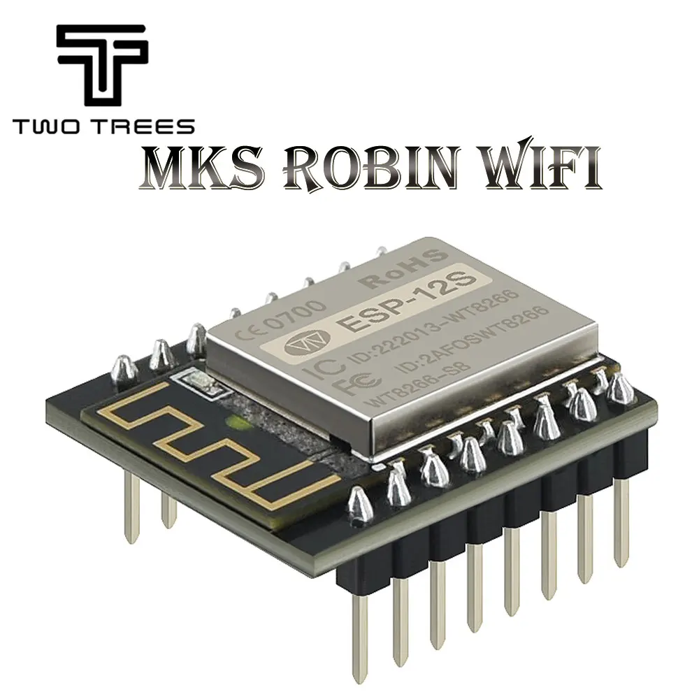 Twotoms MKS Robin WIFI V1.0 3D Printer Nirkabel Router ESP8266 WIFI Modul Aplikasi Remote Control untuk MKS Robin Mainboard