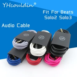 Audio Cable For Beats Solo 2 3 Solo2 Solo3 Headphone Accessaries Replacement 3.5mm With Mic