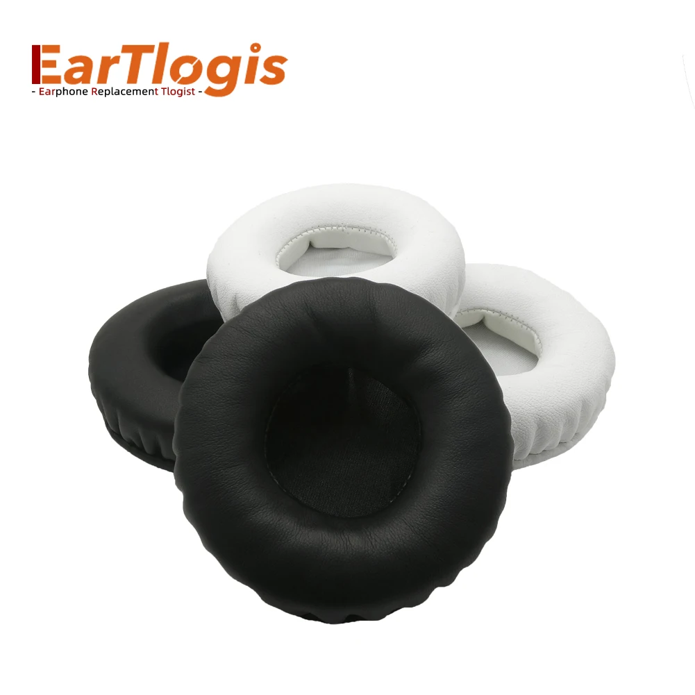 

EarTlogis Replacement Ear Pads for JVC HA-MR55X HA MR55X Headset Parts Earmuff Cover Cushion Cups pillow