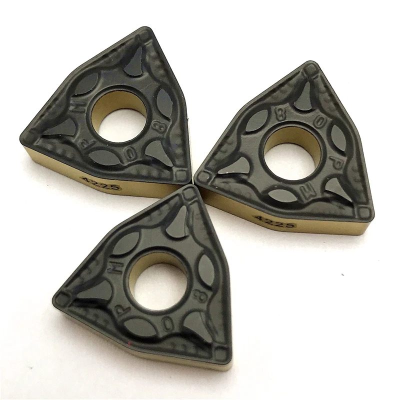 Imagem -04 - Ferramentas de Torneamento Interno Cnc Inserções de Carboneto Pode Ser Indexado Cortador de Torno Wnmg080404 Wnmg080404 Wnmg080404 0800408 pm 4225