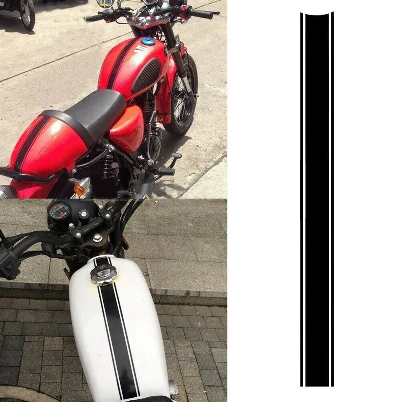 DIY Motorcycle Tank Fairing Cowl Stripes Pinstripe Vinyl Racing Decal Sticker Unique and Attractive Decoration Accessories