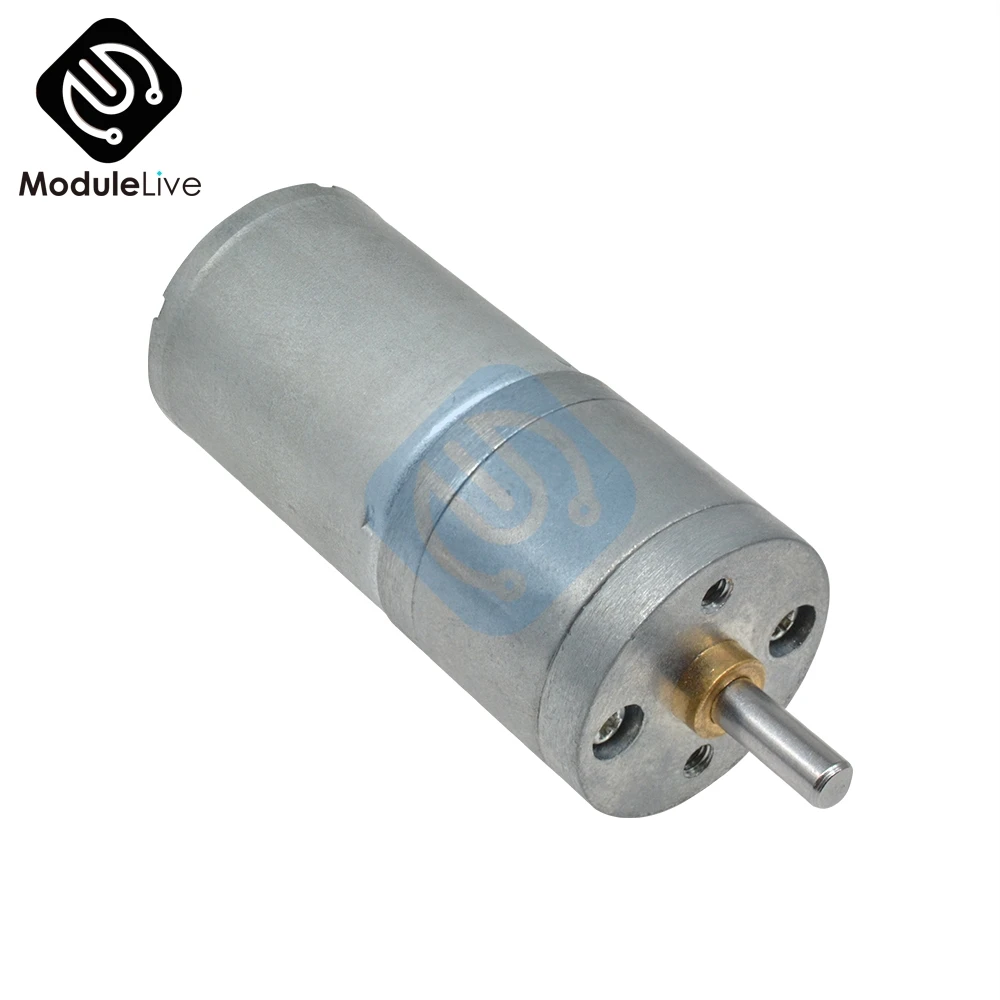 25GA370 DC 12V 5 10 15 20 30 60 100 150 200 300 400 RPM Micro Speed Gear Motor Reduction Gear Motors With Metal Gearbox Wheel