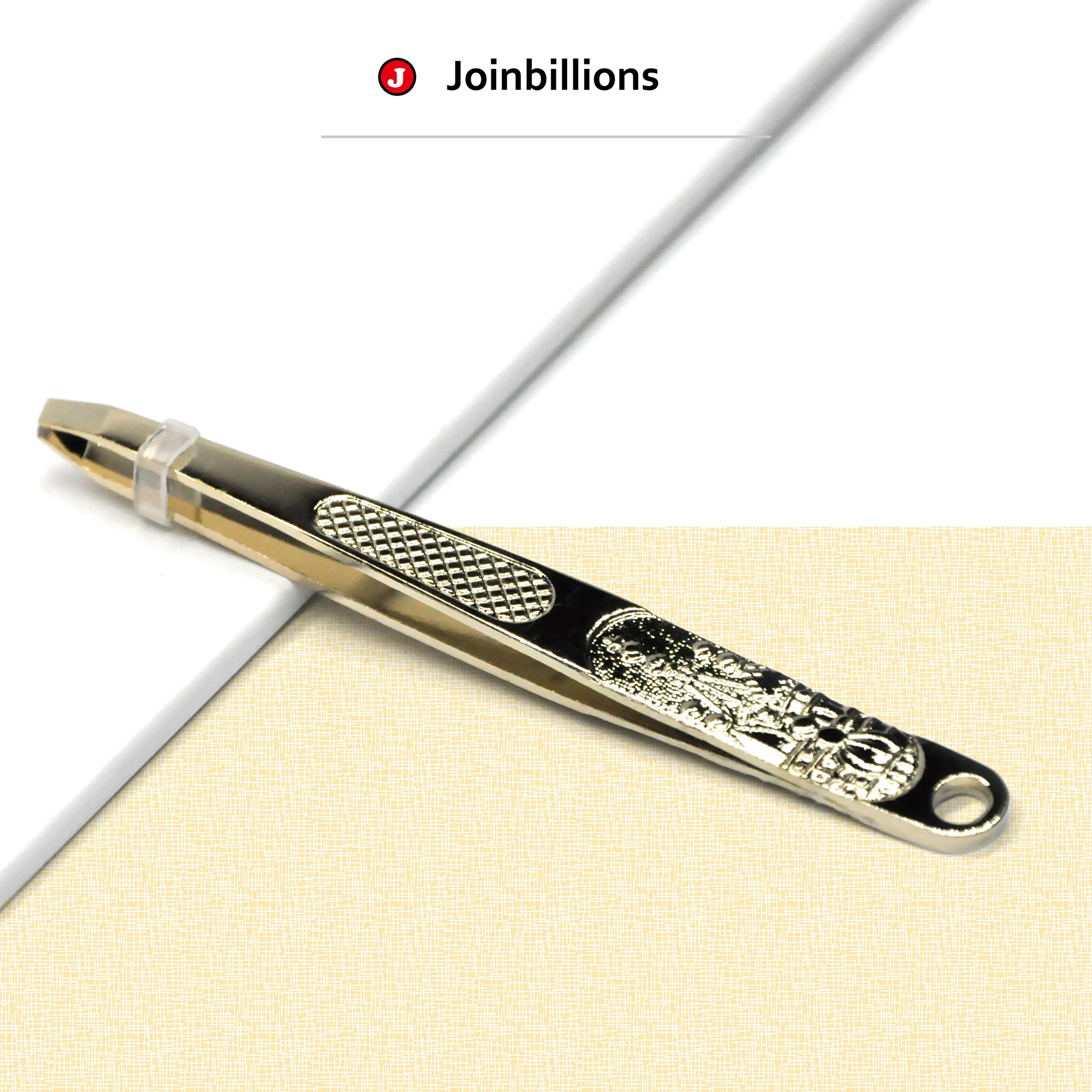 

Stainless Steel Makeup Tweezers In Golden