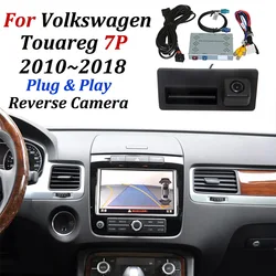 For Volkswagen VW Touareg 2 II (7P) 2010~2018 Original 6.5 And 8 Inch Screen No Need Coding Car Rear View Reverse Camera