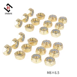 Tuercas de reparación para monopatín M8, tornillos para camiones, hardware para monopatín, 40 Uds.