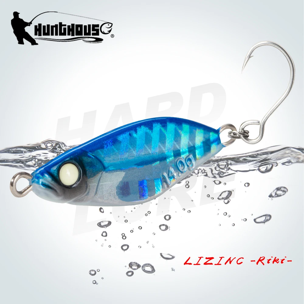 

Hunthouse Metal Jig Fishing Lure Sinking Slow Spinning Hard Bait Shore Casting 3.5g 5g 7g 10g 14g Saltwater Seabass Fish Tackle