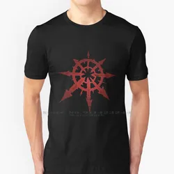 Star Of Chaos T Shirt Cotton 6XL Star Chaos Khorne Tzeentch Nurgle Slaanesh Malal Zuvassin Necoho Hashut The Horned Rat