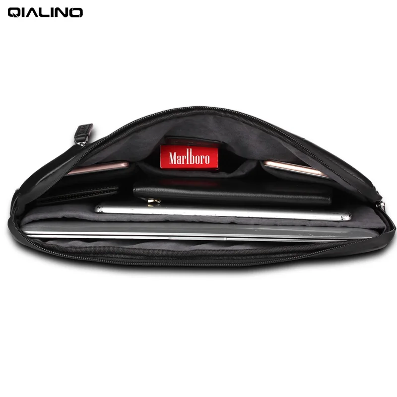 QIALINO – sacoche en cuir véritable pour ordinateur portable, étui Ultrabook pour Macbook Xiaomi Air Pro, ASUS, Acer, Lenovo, Dell, 13 ", 14", 15"