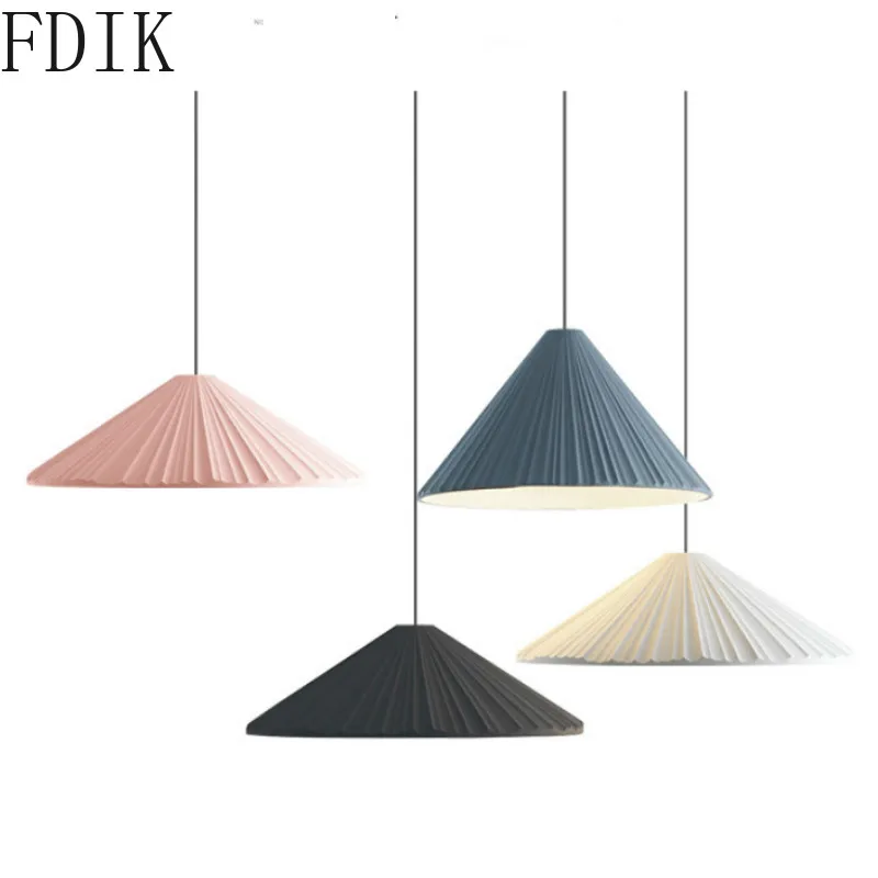 

Nordic Resin Pendant Light Simple Single-head Restaurant Lamp Loft Industrial Table Lights Bar Interior Decor Lighting Fixture