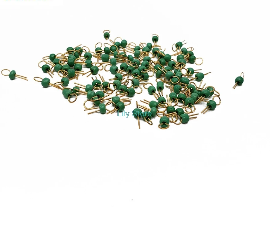 20pcs PCB Board Test Beads Points Gold Plated Ceramic Loop Circuit Test Needle Test Ring Red/Blue/Purple/Green