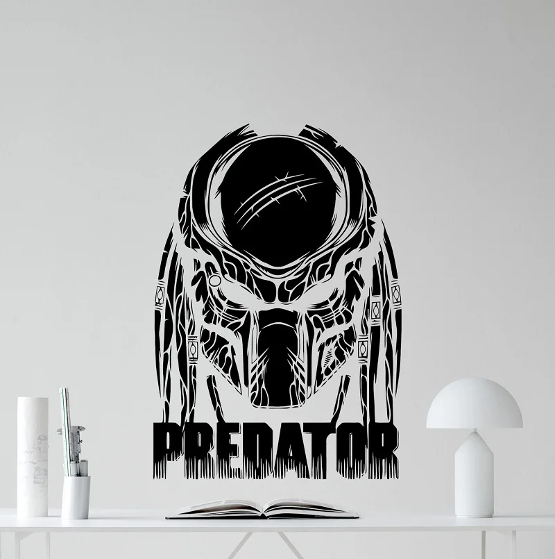 Movie Theme Wall Stickers Predator Wall Stickers Hero Movie Vinyl Stickers Home Art Decoration Children's Room Decoration Mural