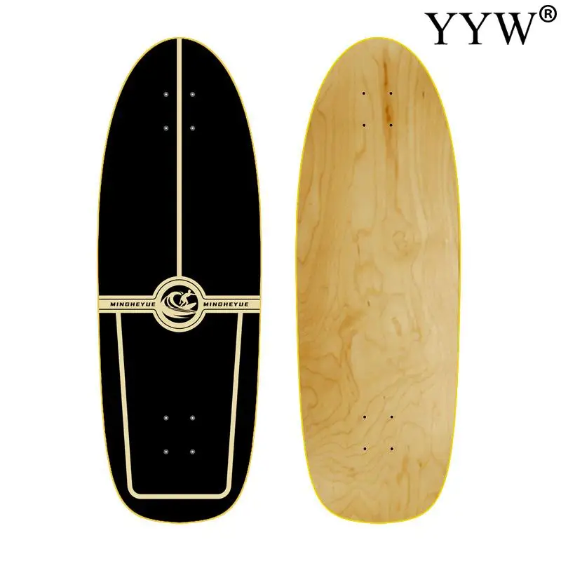 

1 Piece Skateboard Deck 30x10.5Inch Maple Wood 7 Plies Suit Land Single Rocker Accessories Blank Surf Skateboard 76x26cm