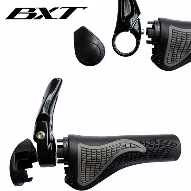 غطاء مقود مطاطي من خليط معدني للدراجات الجبلية، مقود قفل، نهاية شريط، مقابض دراجة MTB، قطع غيار الدراجات، جديد، زوج واحد