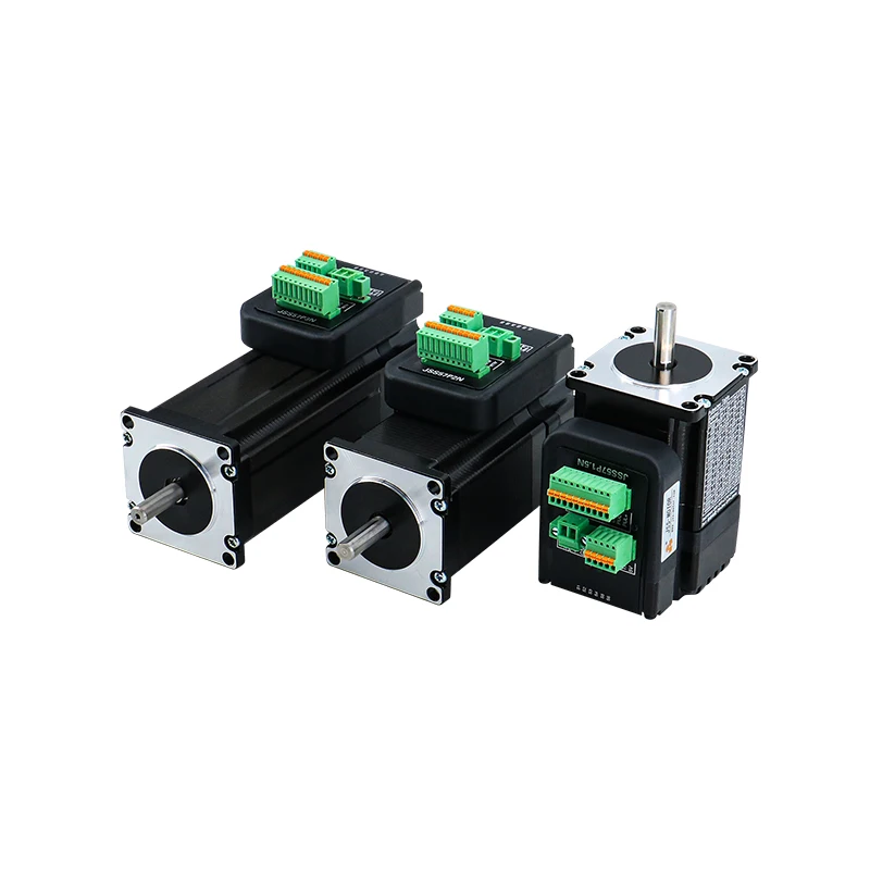 New arrival Nema23 integrated stepper motor with servo system 1.5Nm 2Nm 3Nm 3A Motor  drive integrated engine for CNC