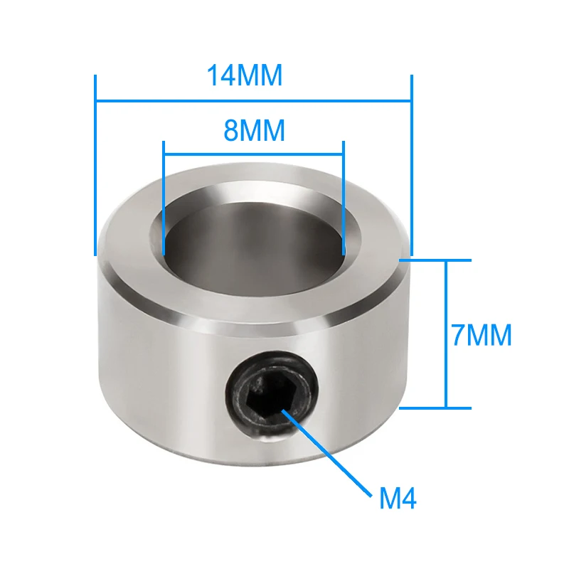 6PCS Openbuilds ล็อคคอ T8ตะกั่วสกรูล็อคสกรูล็อคล็อคบล็อกแยกคอลัมน์8*14*7Mm สำหรับ3D เครื่องพิมพ์ CNC