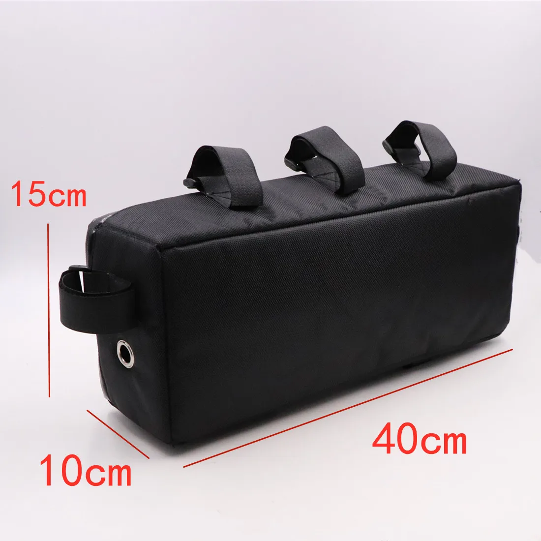 Battery Controller Bag Bicycle Tube Frame Bicycle Beam Bag Battery Li-ion Tool Storage Hang Waterproof for MTB Bike 40x15x10cm