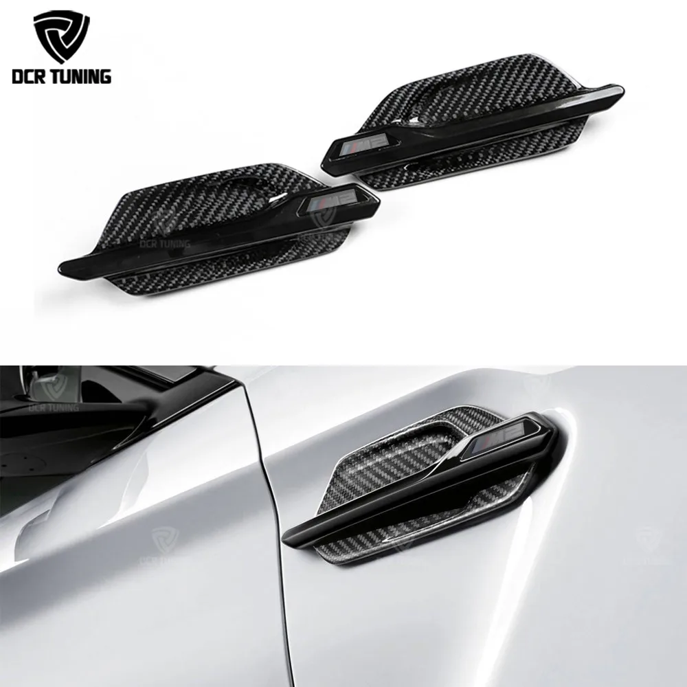 

Carbon Fiber Fender Trim Cover For BMW F87 M2 Carbon Side Fender Air wing Vent Trim 2014 2015 2016 2017 - UP