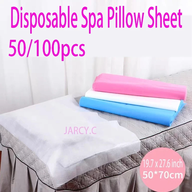 Disposable Massage Table Sheets Headrest Pads Face Pillow Cover Cushion Cover for Beauty Salon Spa Massage Tattoo Table Cover