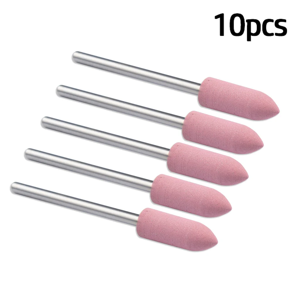 Cortador para manicure borracha silicone cerâmica fresagem rebarba cortador da arte do prego polimento buffer arquivos máquina elétrica broca