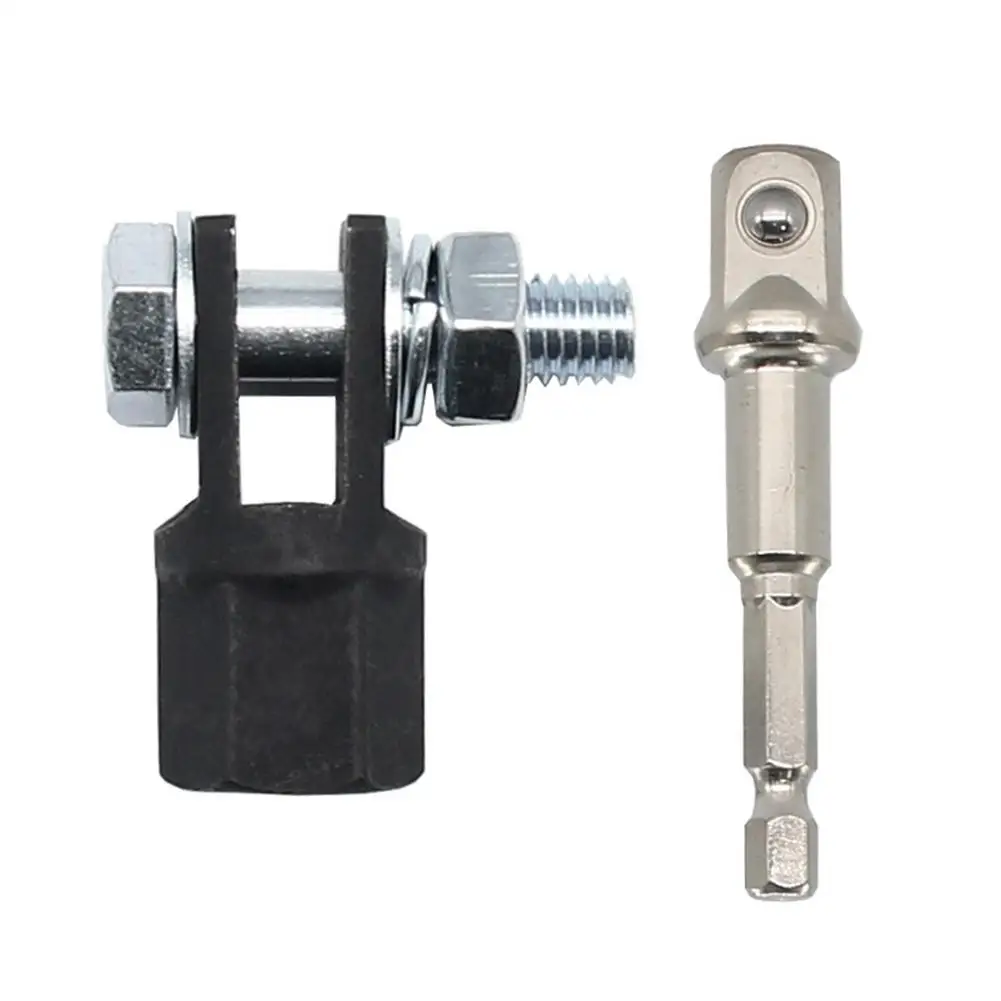 1/2 Inch Scissor Jack Adapter And Socket Adapter For Most Jacks Sturdy Chrome Vanadium Steel Ball Post Impact Wrench Tool