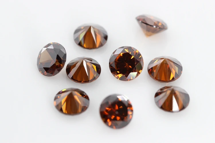 5A Qaulity 1.0~3.0mm Various 20 Colors Loose Cubic Zirconia Stones Round Brilliant Cut Loose CZ Synthetic Gem For Woman Jewelry