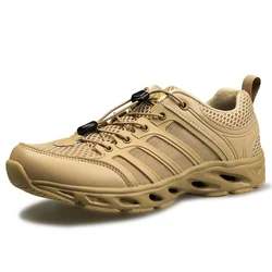 Outdoor Ultralight Wading Tactical Hiking Shoes Camping Fishing Upstream Shoes Summer Breathable Mesh Amphibious Sports Shoes