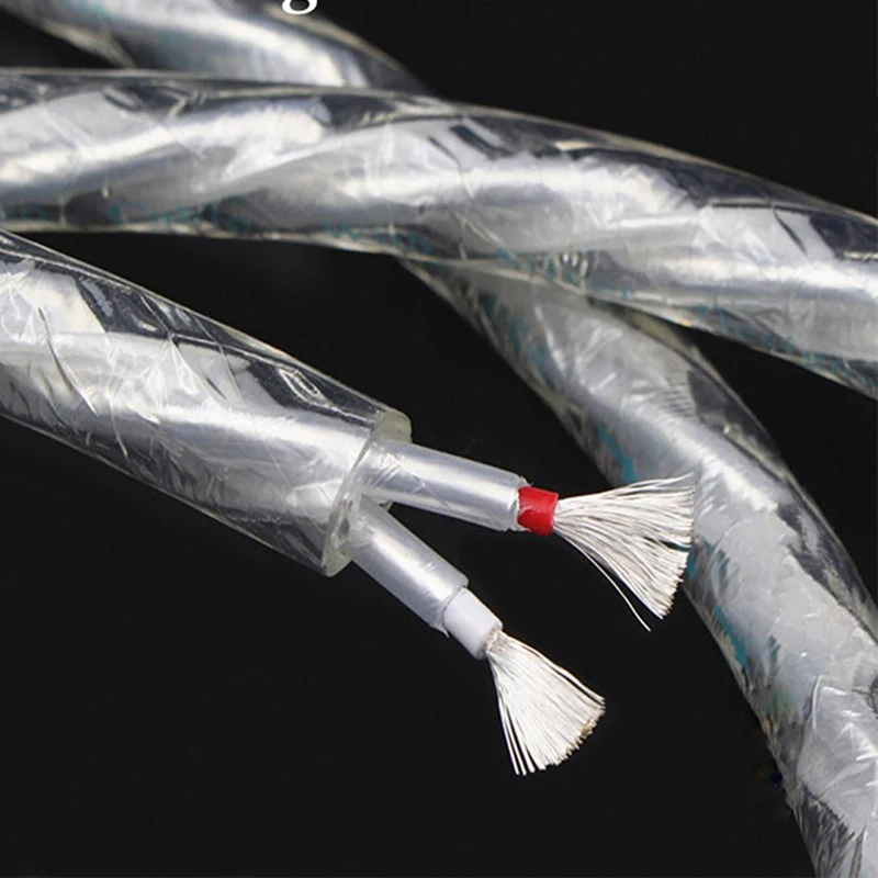 Hifi OFC + สายสัญญาณลําโพงเสียง Liton AMP ชุบเงิน