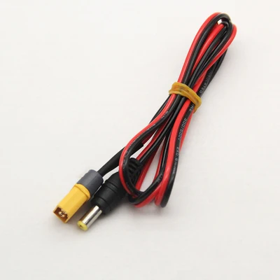 1.3 Meter length Amass XT60 XT30 T Plug Male To DC5.5*2.1mm Male DC5.5 2.1 Cable Suitable for Skyzone Fatshark Fpv Goggles