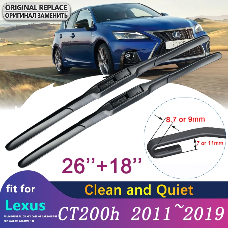 

Car Wiper Blades for Lexus CT200h CT 200 200h F Sport 2011~2019 Front Windshield Wipers Car Accessories 2015 2016 2017 2018