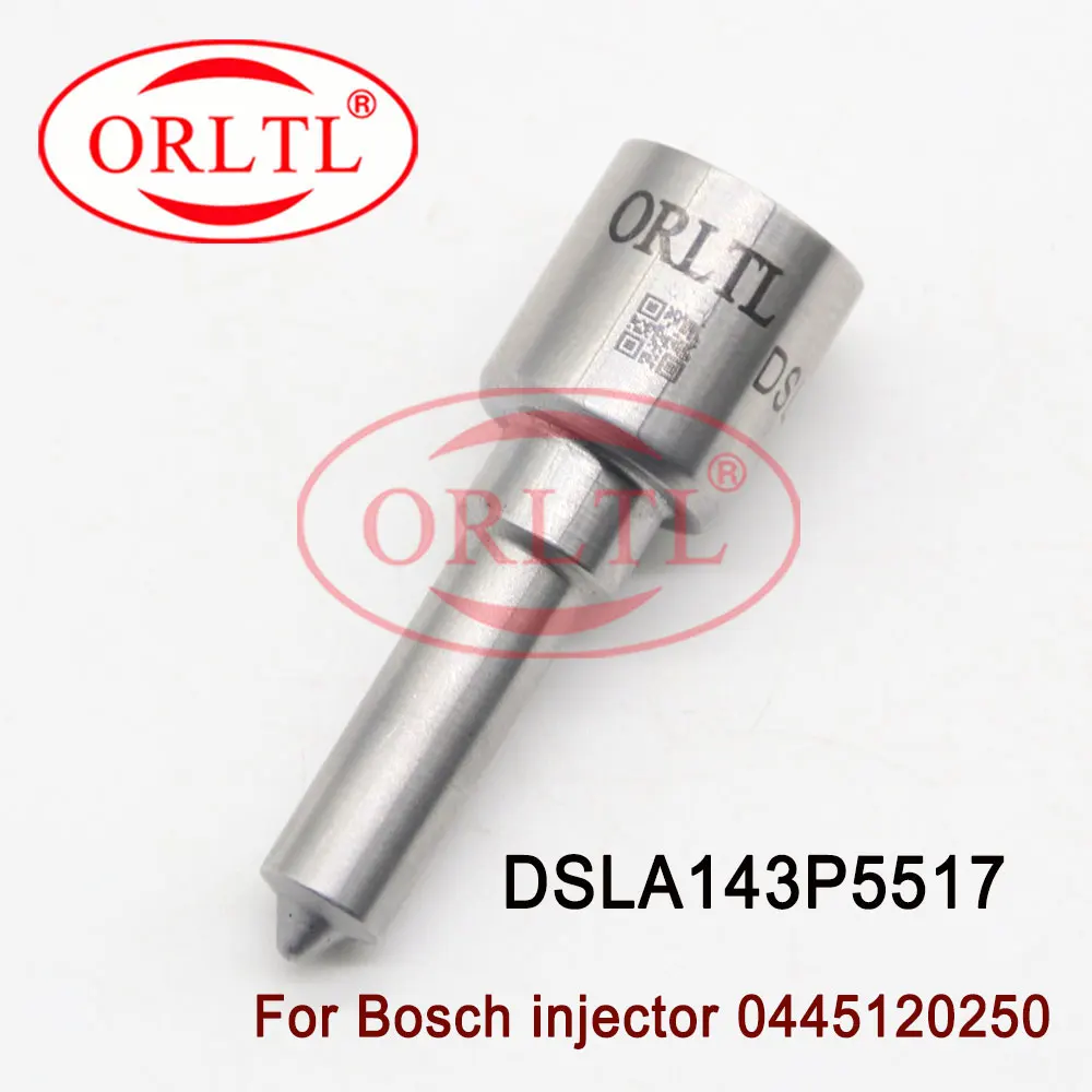 ORLTL DSLA143P5517 New Diesel Fuel Injector Nozzle DSLA 143 P 5517 Auto Common Rail Nozzle DSLA 143P5517 For 0445120250