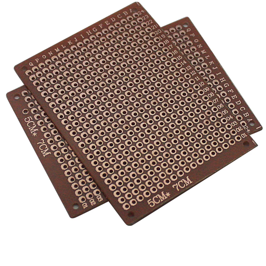 5PCS/Lot 5*7CM Single Sided PCB Board Prototype for DIY Soldering Welding Electronic Universal Breadboard Printed Circuit Board