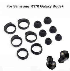 Funda de silicona para auriculares Samsung R170/R175 Galaxy Buds +, almohadillas para los oídos, cojín para auriculares Bluetooth, tapas para los oídos